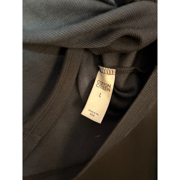 Cotton Citizen Verona V Neck Mid Top Black Ombre Womens Sz Large NWT Made In USA - Picture 5 of 13